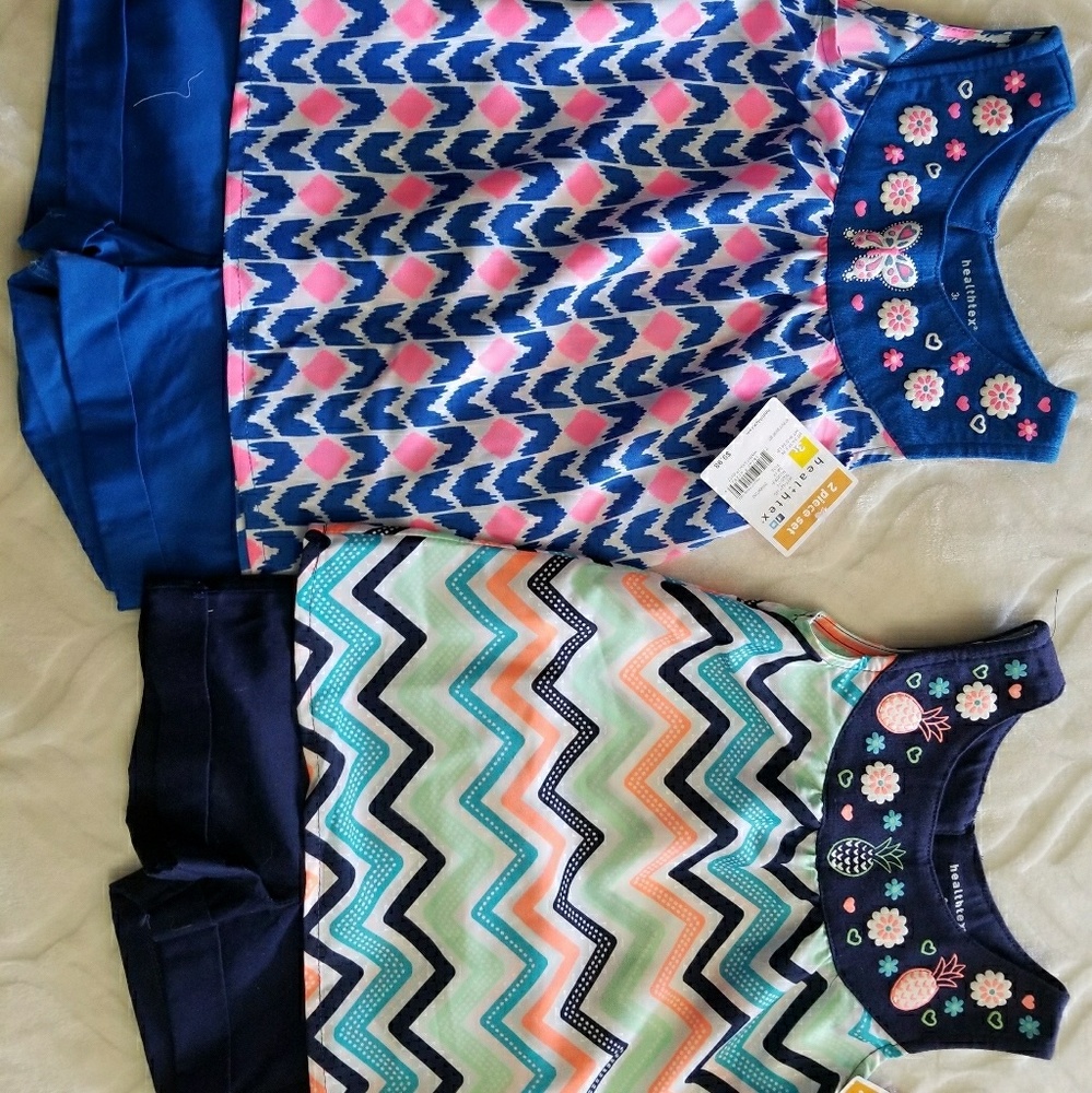2T /3T Girls short and shirt set